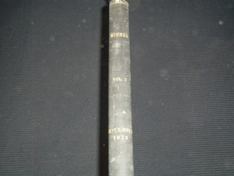 1929 SEPTEMBER-NOVEMBER THE MIRROR MAGAZINE BOUND VOLUME - KD 3351K