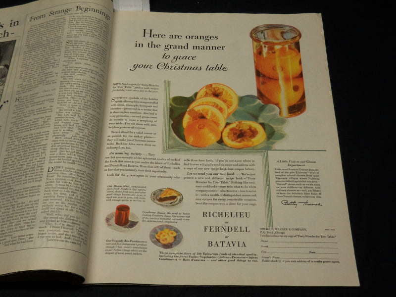 1930 DECEMBER WOMAN'S HOME COMPANION MAGAZINE - GREAT COVER & ADS - ST 4878L