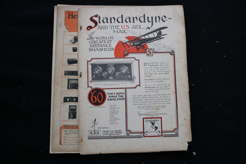 1924 MAY RADIO NEWS MAGAZINE - DIRECTED RADIO RAYS COVER - E 10562