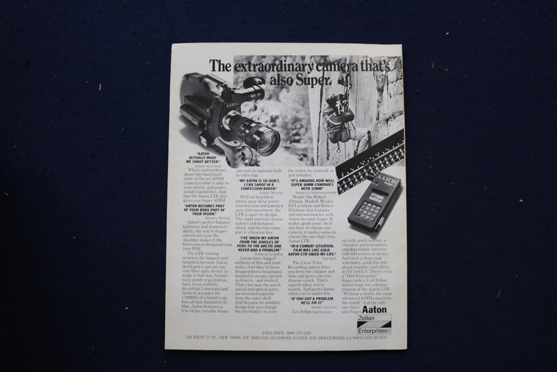 1984 MARCH AMERICAN CINEMATOGRAPHER MAGAZINE - AGAINST ALL ODDS COVER - E 17713