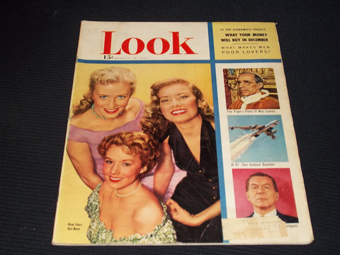 1951 AUGUST 14 LOOK MAGAZINE - HOW STARS ARE BORN FRONT COVER - E 20452