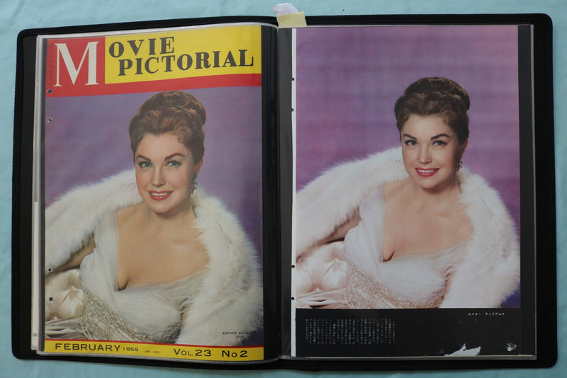 MOVIE STAR MAGAZINE PAGES SCRAPBOOK - DEBORAH KERR - ESTHER WILLIAMS - #52