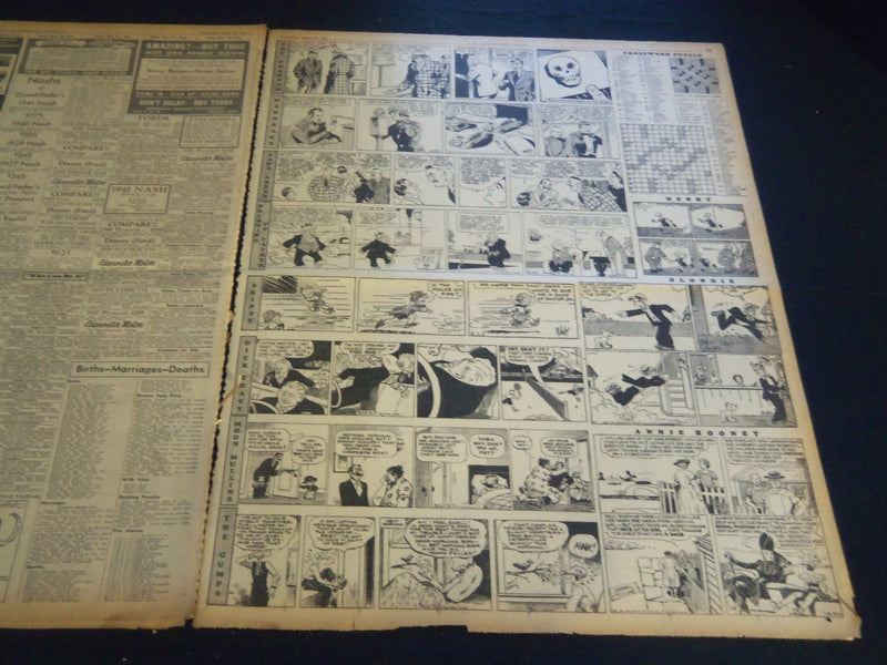 1941 AUGUST 20 CLEVELAND NEWS NEWSPAPER - STRIKE HALTS DETROIT TROLLEY - NT 7414