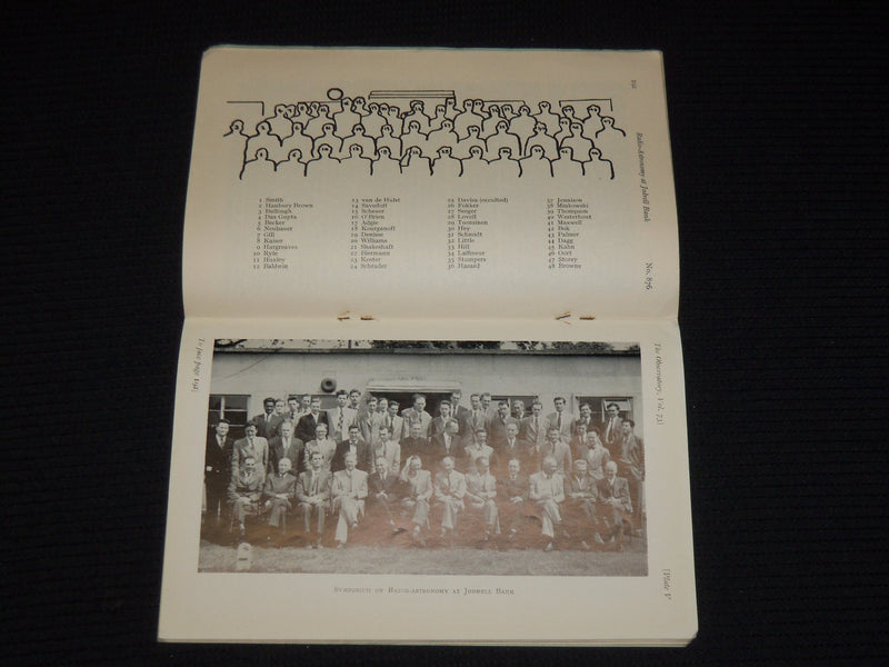 1937-1953 THE OBSERVATORY MONTHLY REVIEW OF ASTRONOMY MAGAZINE LOT OF 20- O 2827