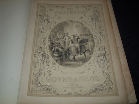 1843 THE EGLINTON TOURNAMENT VOLUME - LONDON - GREAT PLATES - Z 255