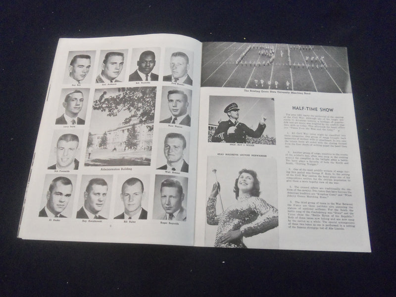 1961 OCT 28 FOOTBALL PROGRAM - BOWLING GREEN ST UNIV VS MIAMI UNIV - SP 9337M