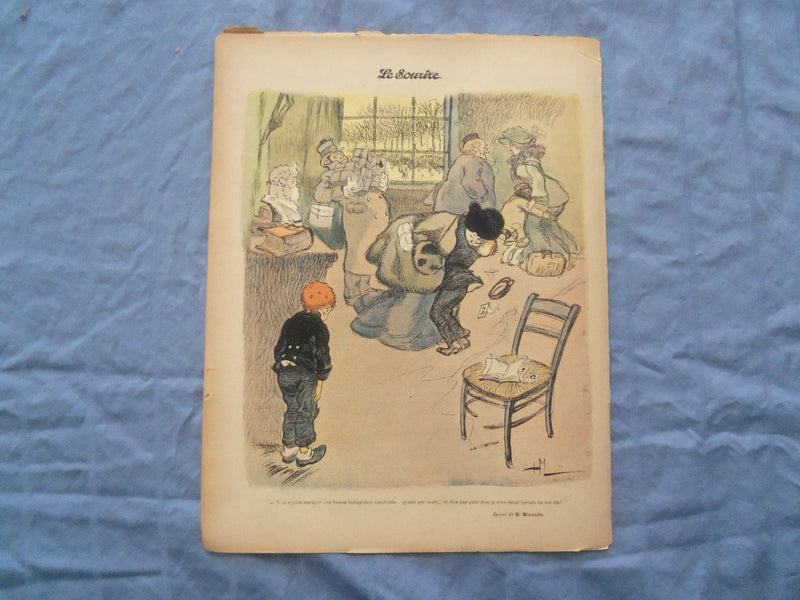 1903 FEB 21 LE SOURIRE MAGAZINE - ILLUSTRATED COMEDY - FRENCH TEXT - SP 4865K