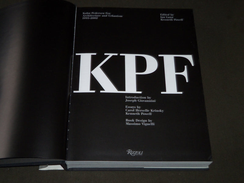2003 KOHN PEDERSEN FOX ARCHITECTURE & URBANISM 1993-2002 BOOK - D 5