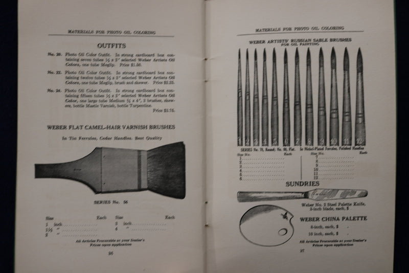 1926 THE COLORING OF PHOTOGRAPHS = SOFTCOVER BOOK BY N.H. DURHAM - K 1488