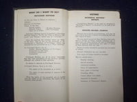 1949 PARLIAMENTARY LAW AT A GLANCE HARDCOVER BOOK BY E. C. UTTTER - KD 8802