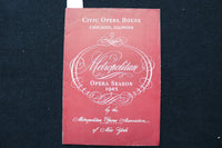 1945-1947 CIVIC OPERA HOUSE PROGRAMS - CHICAGO, ILLINOIS - LOT OF 2 - K 1994