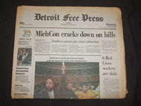 1996 DEC 18 DETROIT FREE PRESS NEWSPAPER - MICHCON CRACKS DOWN ON BILLS- NP 7624