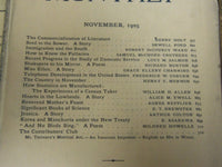 1905-1906 THE ATLANTIC MONTHLY MAGAZINE LOT 11 - STORIES & ARTICLES - WR 341Q
