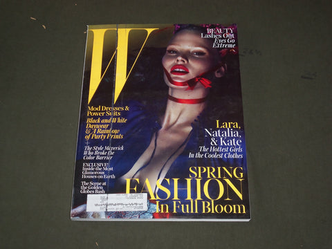 2013 MARCH W MAGAZINE - LARA STONE COVER - B 3478