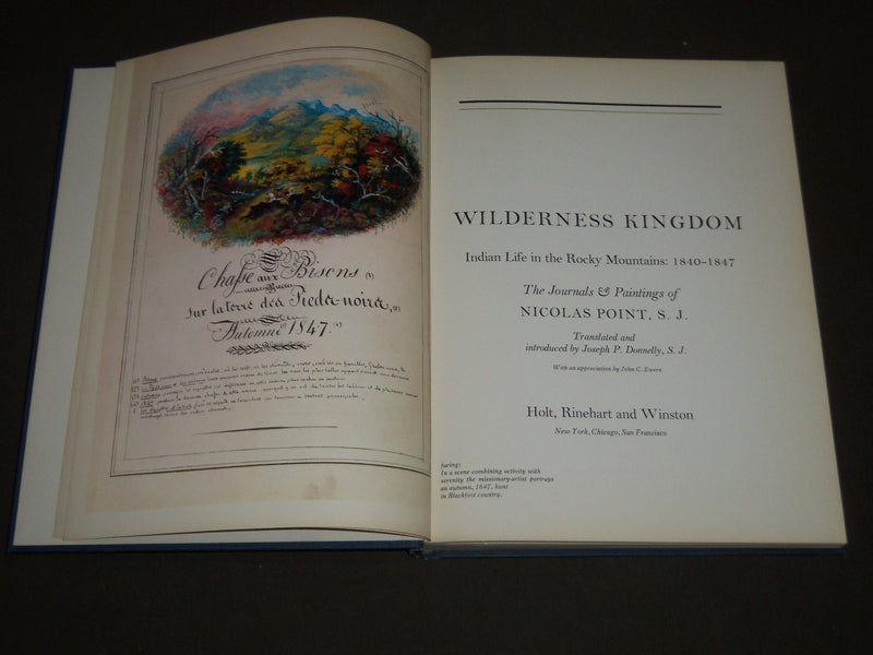 1967 WILDERNESS KINGDOM BY NICHOLAS POINT FIRST EDITION BOOK - KD 3819
