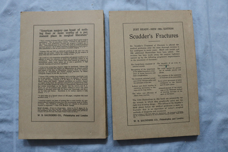 1918-1922 SURGICAL CLINICS OF CHICAGO & NORTH AMERICA MAGAZINE- LOT OF 5- O 3898