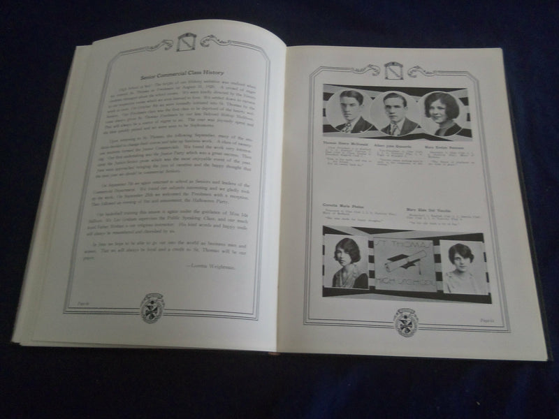 1929 THE THOMIST ST. THOMAS HIGH SCHOOL YEARBOOK - ROCKFORD, ILLINOIS - YB 2627