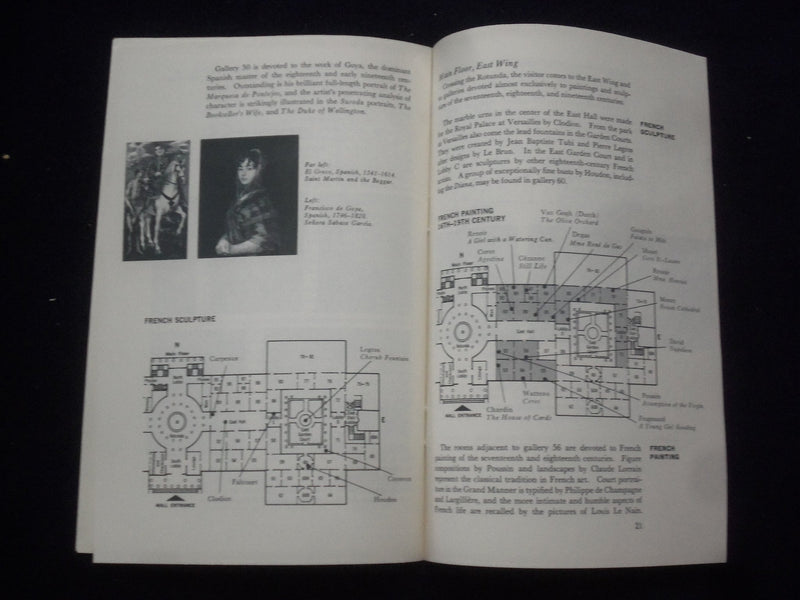 1973 A BRIEF GUIDE TO THE NATIONAL GALLERY OF ART SOFTCOVER BOOKLET - J 9640