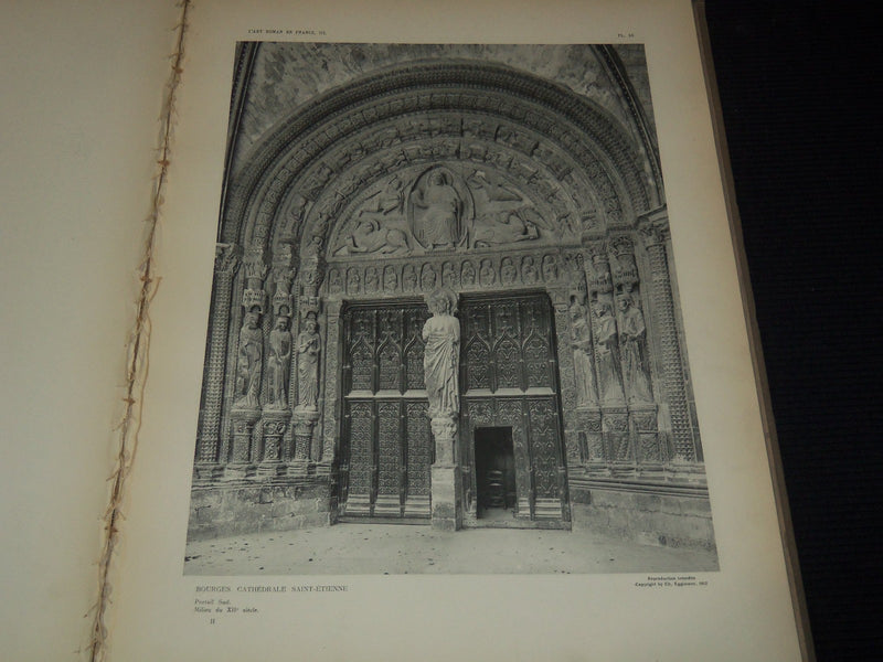 1914 L'ART ROMAN EN FRANCE L'ARCHITECTURE VOLUME - CAMILLE MARTIN - Z 228