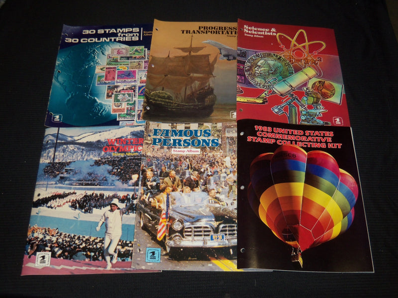 1982-1985 U. S. POSTAL SERVICE STAMP ALBUMS LOT OF 19 ISSUES - O 1798C