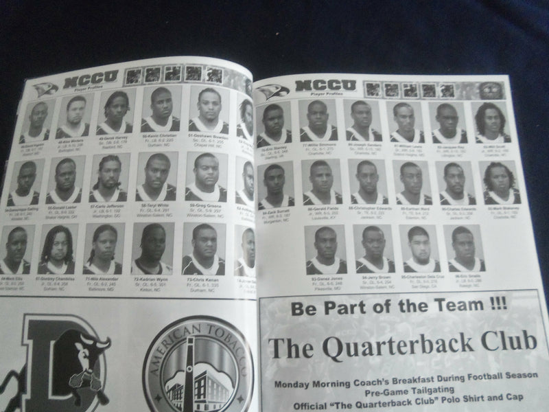 2007 NORTH CAROLINA CENTRAL UNIVERSITY EAGLES YEARBOOK - SP 1216D