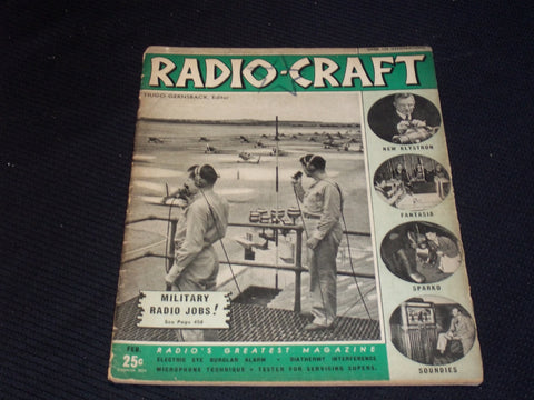 1941 FEBRUARY RADIO-CRAFT MAGAZINE VERY NICE COVERS & ADS - E 381