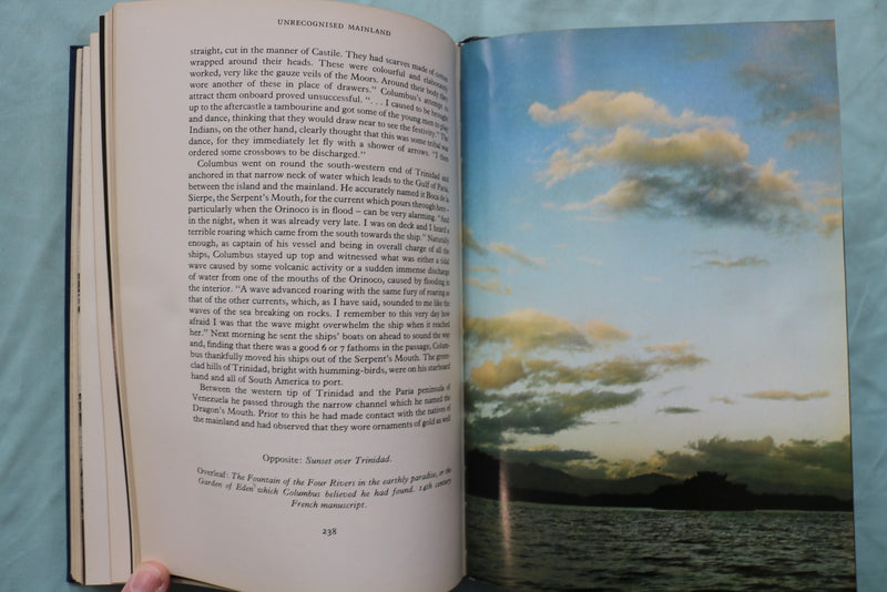 1973 CHRISTOPHER COLUMBUS HARDCOVER BOOK BY ERNLE BRADFORD - KD 9664