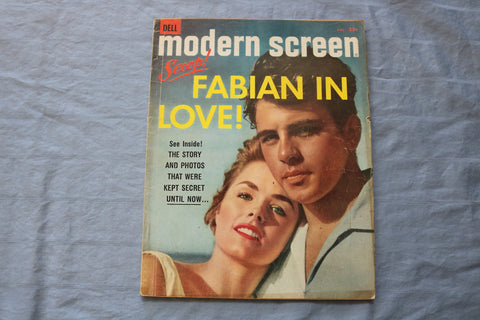 1959 DECEMBER MODERN SCREEN MAGAZINE - FABIAN COVER - E 9039