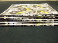 1999 PITTSBURGH STEELERS OFFICIAL YEARBOOK - LOT OF 5 - O 2908