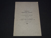 1907-1908 OKLAHOMA HISTORICAL SOCIETY CUSTODIAN'S REPORT - J 7406