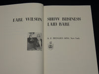 1974 SHOW BUSINESS LAID BARE HARDCOVER BOOK INSCRIBED BY EARL WILSON - D 455