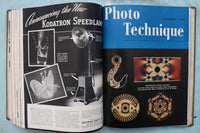 1940 PHOTO TECHNIQUE MAGAZINE BOUND VOLUME - COMPLETE YEAR - KD 9711