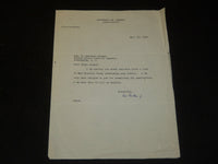 1948 HON. LAWRENCE GRONER SIGNED TYPED LETTER UNIVERSITY OF VIRGINIA - J 5366