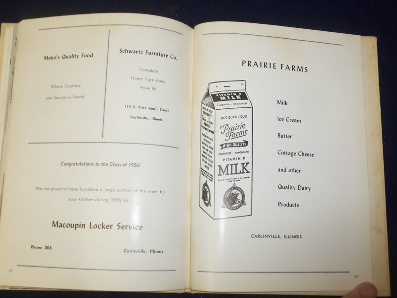 1956 BEAVER TALES BLACKBURN COLLEGE YEARBOOK - CARLINVILLE, IL - YB 1871