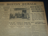 1908 APRIL 18 THE BOSTON HERALD - 12 DEAD IN CHELSEA FIRE - BH 64