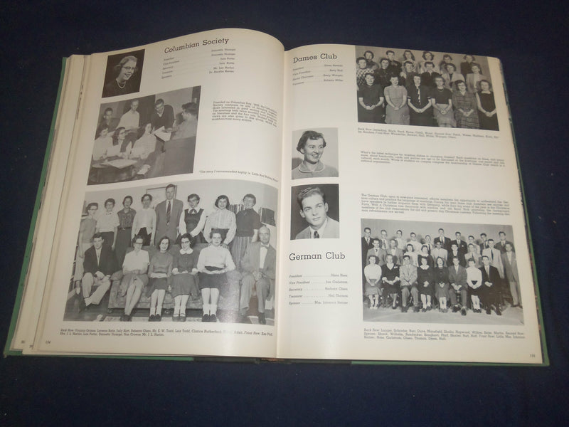 1955 SILVER SPRUCE COLORADO A&M COLLEGE YEARBOOK- FORT COLLINS, COLORADO-YB 2416
