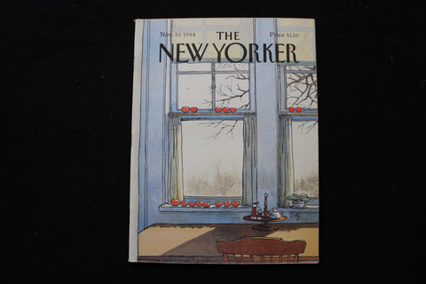 1984 NOVMEBER 19 NEW YORKER MAGAZINE - GREAT ILLUSTRATED COVER - NY 3171