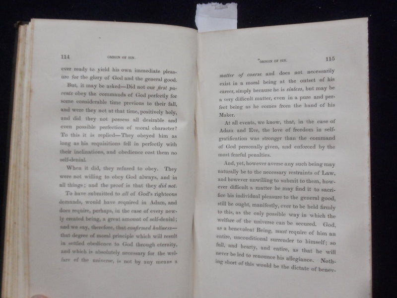 1855 THEORY OF THE MORAL SYSTEM HARDCOVER BOOK - KD 8454