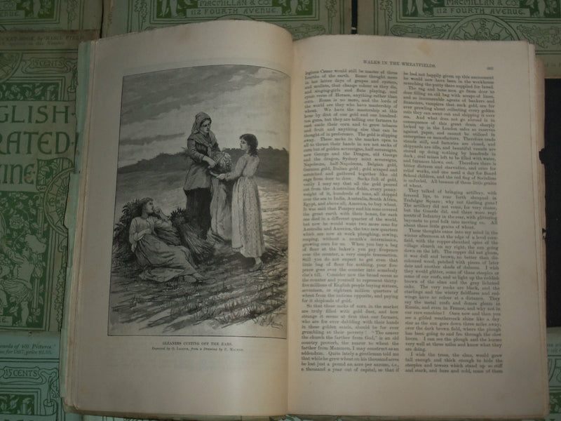 1887 THE ENGLISH ILLUSTRATED MAGAZINE - LOT OF 11 DIFFERENT - WR 1158J