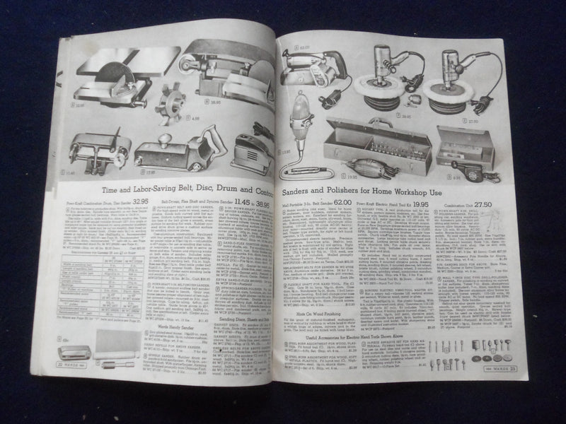 1950-1951 MONTGOMERY WARD POWR-KRAFT POWER TOOL AND WELDING CATALOG - J 8484