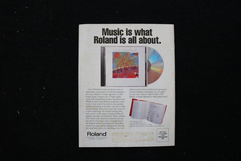 1989 ROLAND USERS GROUP MAGAZINE - DONNY OSMOND HITS AGAIN COVER - E 10522