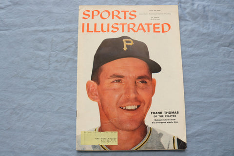 1958 JULY 28 SPORTS ILLUSTRATED MAGAZINE - FRANK THOMAS COVER - ST 5506J
