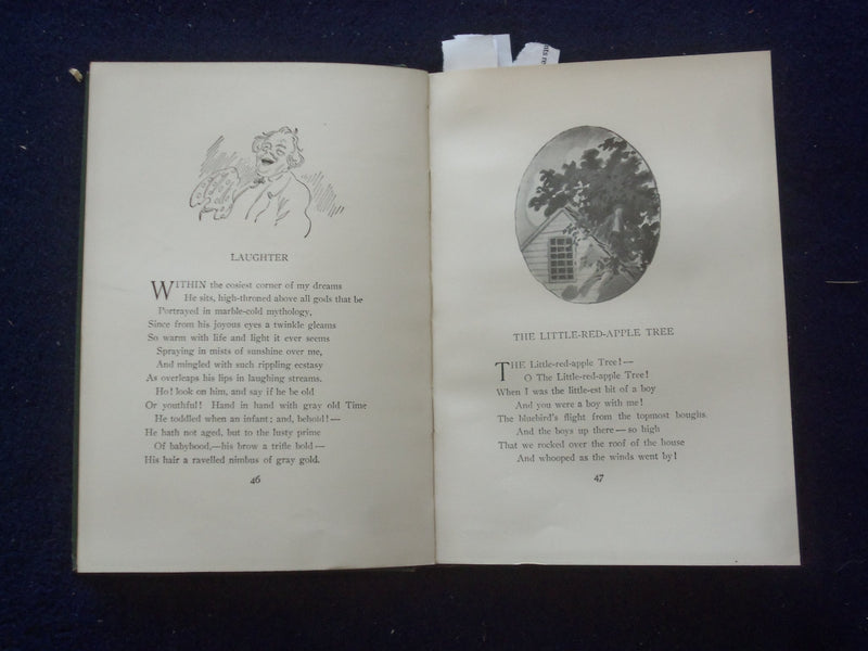 1905 RILEY SONGS O'CHEER HARDCOVER BOOK BY JAMES W. RILEY AND VAWTER - KD 8433