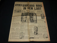 1947 NOVEMBER 19-20 BOSTON GLOBE NEWSPAPER LOT OF 2 - ROYAL WEDDING - NP 4251H