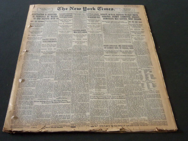 1927 JAN 21 NEW YORK TIMES - COSTELLO JURORS CLEAR 8 IN LIQUOR TRIAL - NT 6368