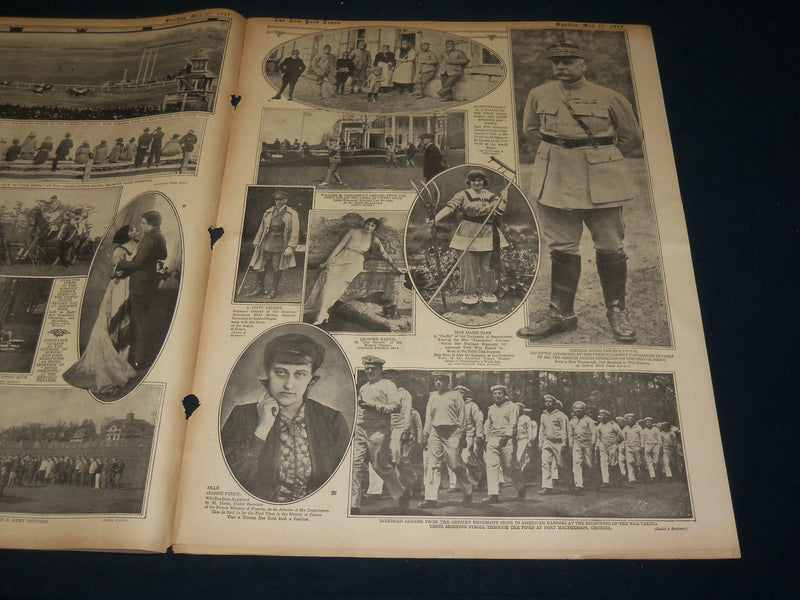 1917 MAY 27 NEW YORK TIMES PICTURE SECTION - LIBERTY LOAN APPLICATION - NT 8983