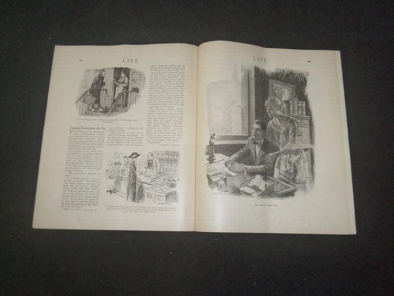 1920 JANUARY 29 LIFE MAGAZINE - FOR THE BEST TITLE $800 WILL BE GIVEN - L 770K