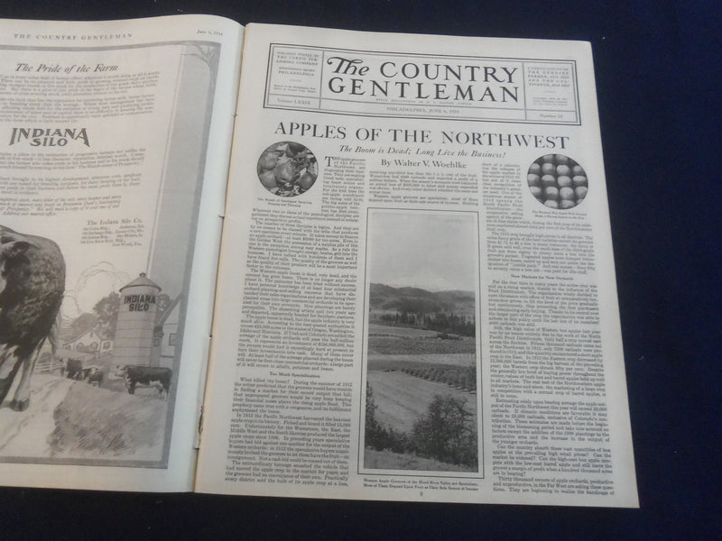 1914 JUNE 6 THE COUNTRY GENTLEMAN MAGAZINE - ILLUSTRATED COVER - B 2801Q