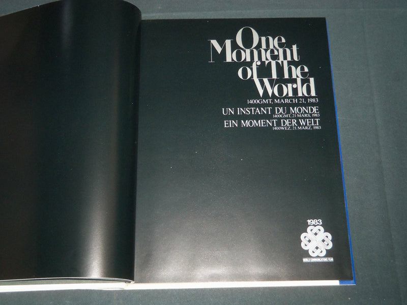 1983 PHOTO VISION VOLUME NO. 1 - ONE MOMENT OF THE WORLD - NICE PHOTOS -KD 4727A
