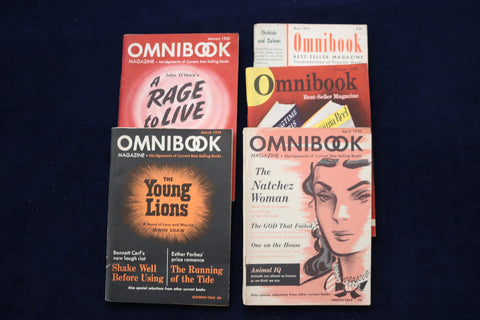 1949-1954 OMNIBOOK DIGEST MAGAZINE - LOT OF 5 - O 3478
